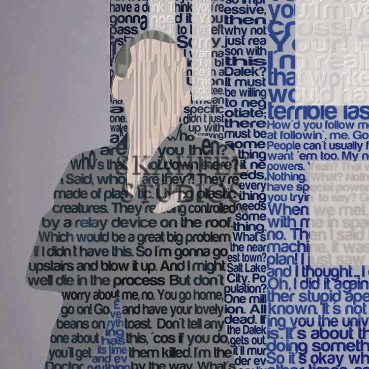 Doctor Nine Typography Print - Click Image to Close