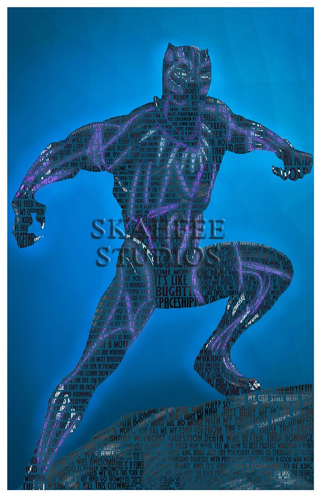Black Panther 20x30" - Click Image to Close