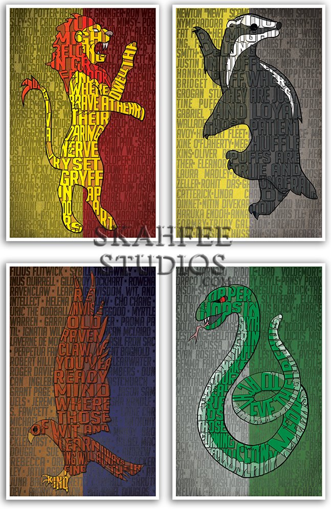 Hogwarts Four Set - Click Image to Close