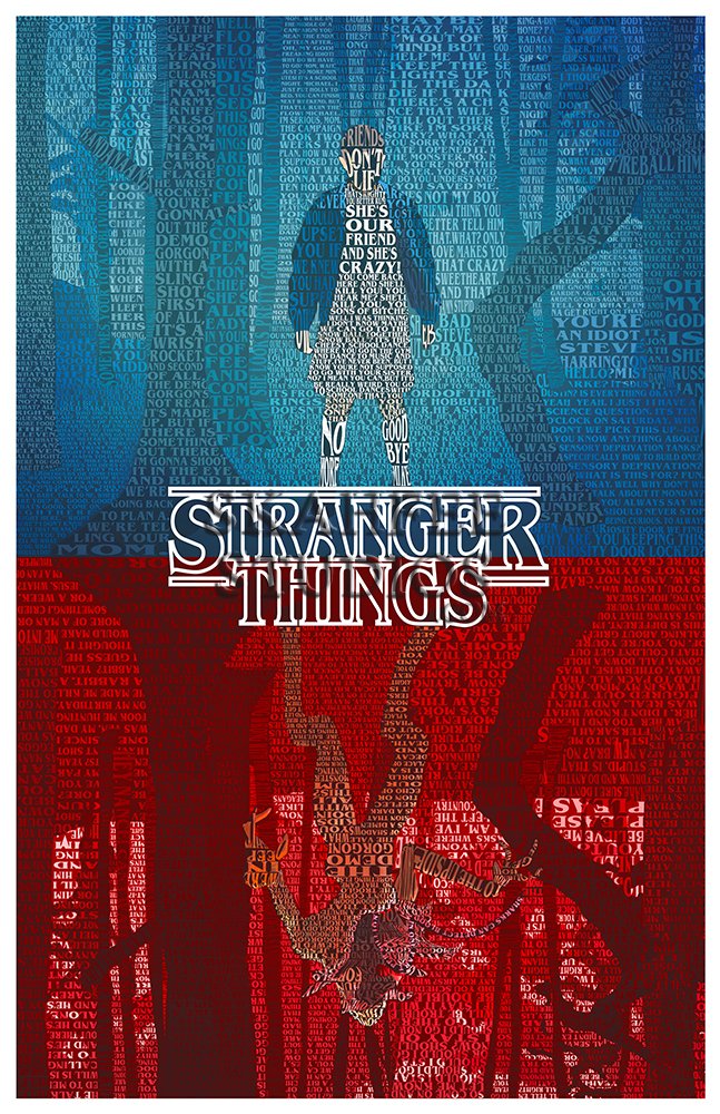 Stranger Things 20x30" - Click Image to Close