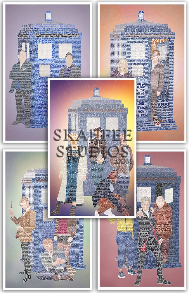 Doctor Who Five Set - Click Image to Close