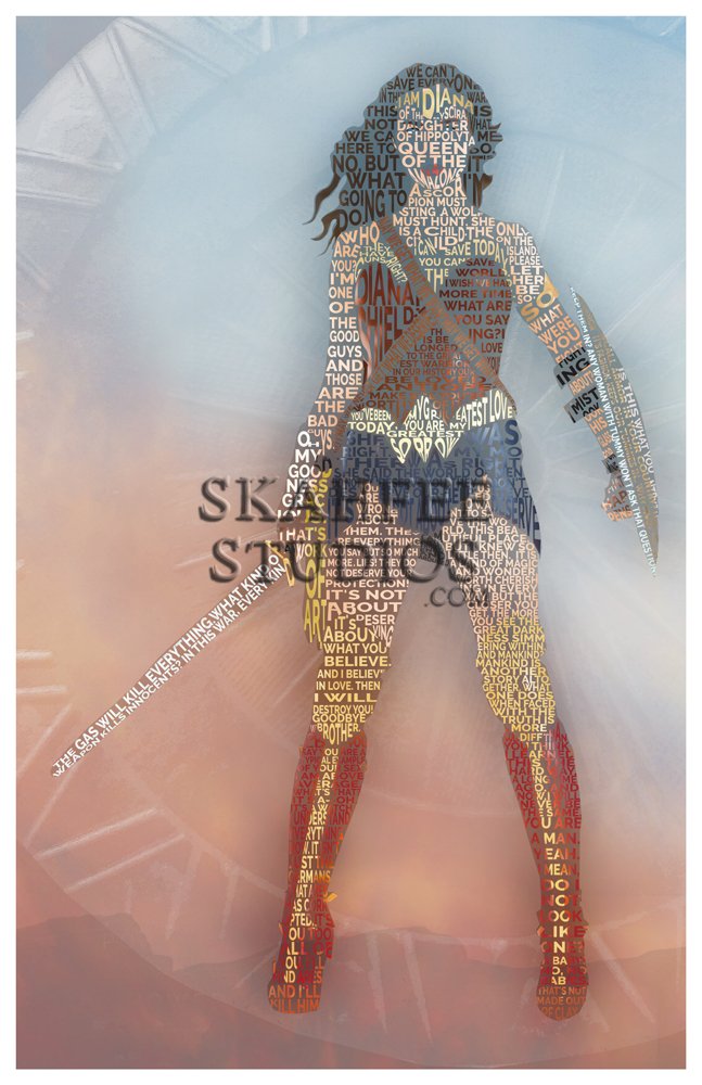 Wonder Woman 20x30" - Click Image to Close