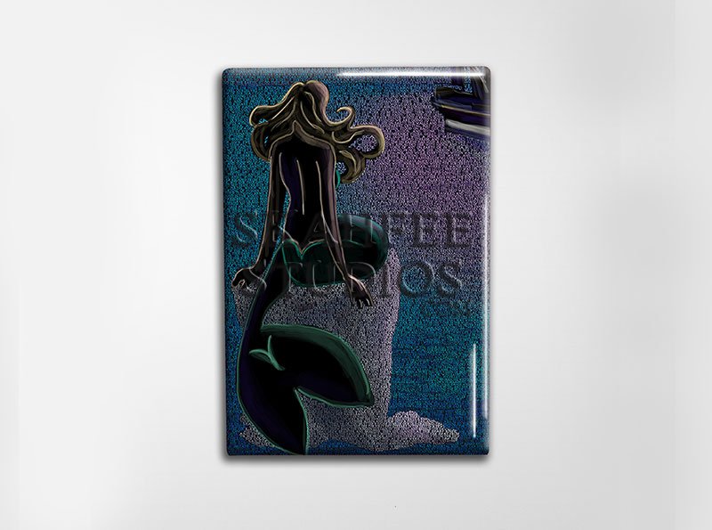 Little Mermaid Art Magnet - Click Image to Close